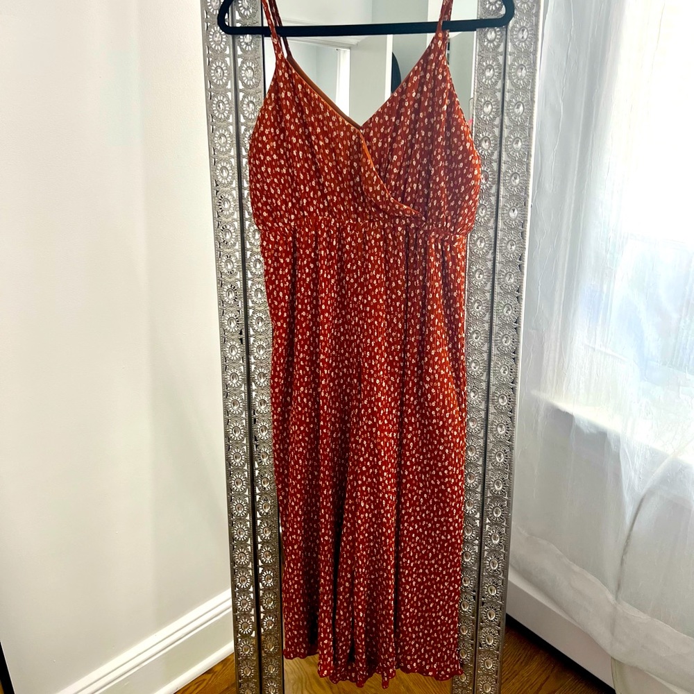 Cooper Orange Floral Jumpsuit